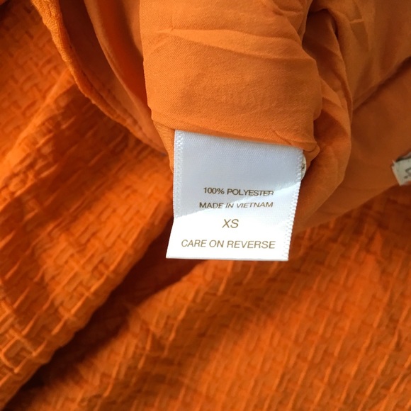 NWT Eva Mendes New York & Company orange Skirt  XS - Picture 5 of 6